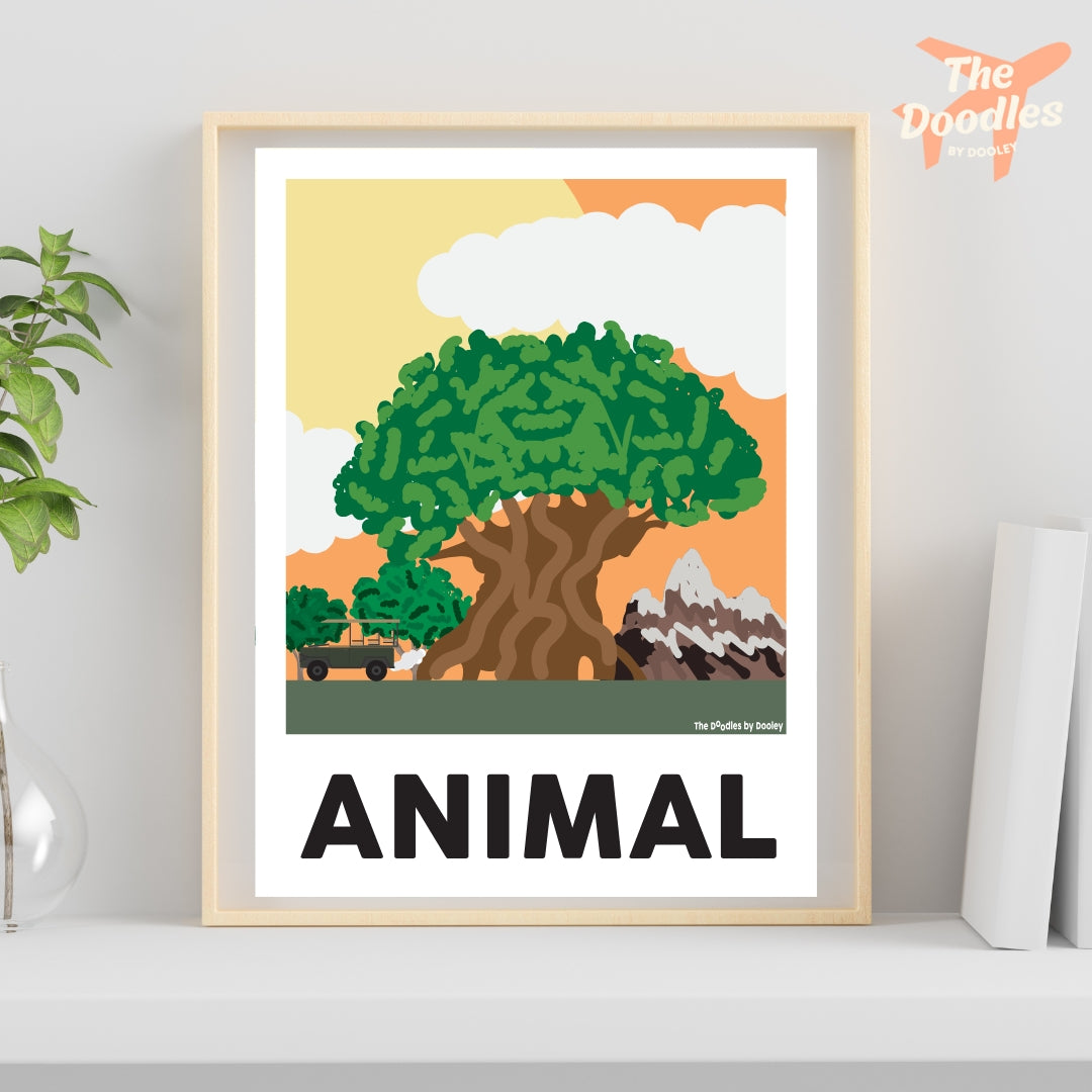 Animal Theme Park Print