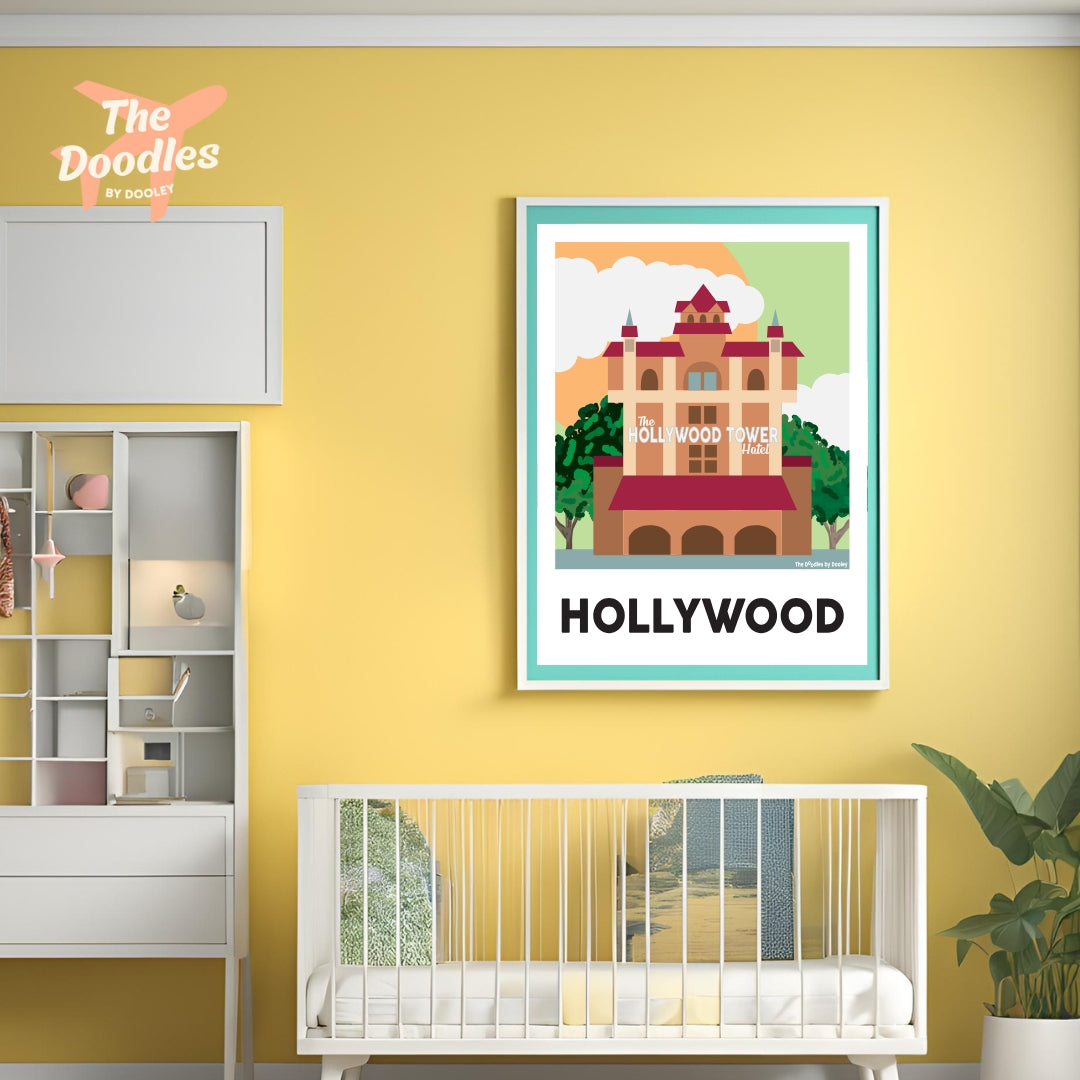 Hollywood Theme Park Print