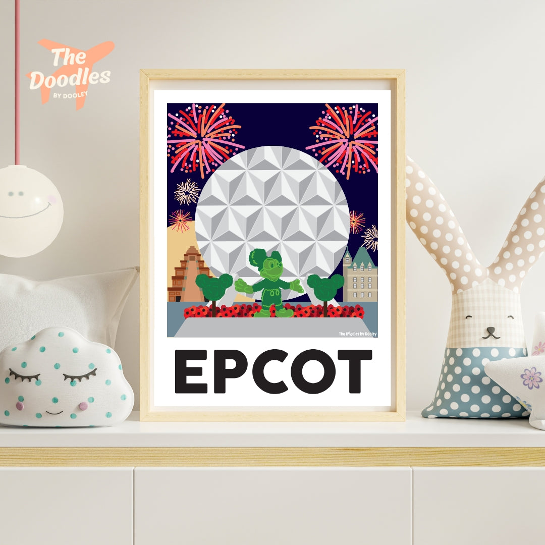 City of Tomorrow Firework Print