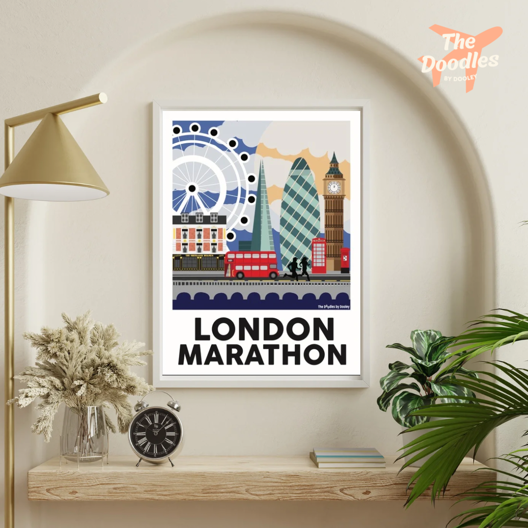 London Marathon Poster