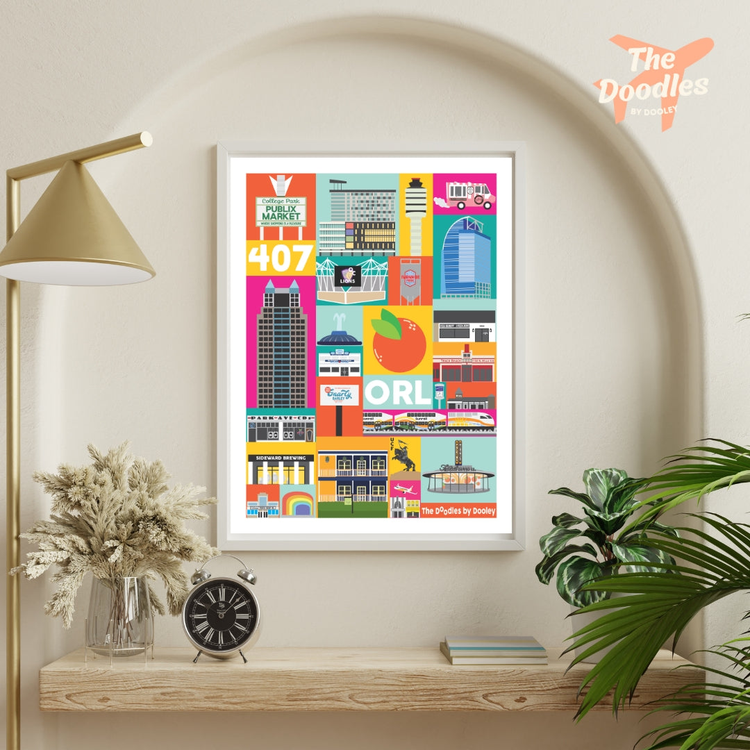 Orlando 407 Puzzle Print