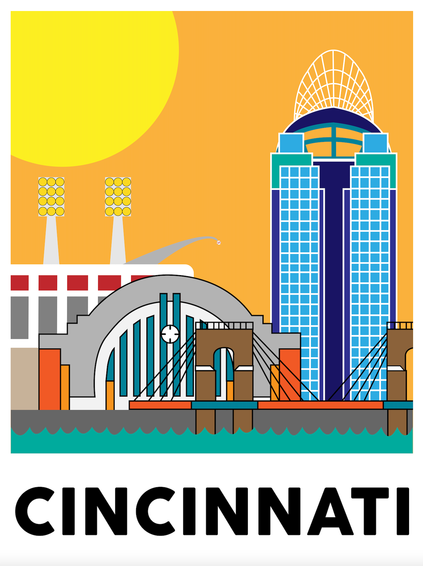 Cincinnati Poster