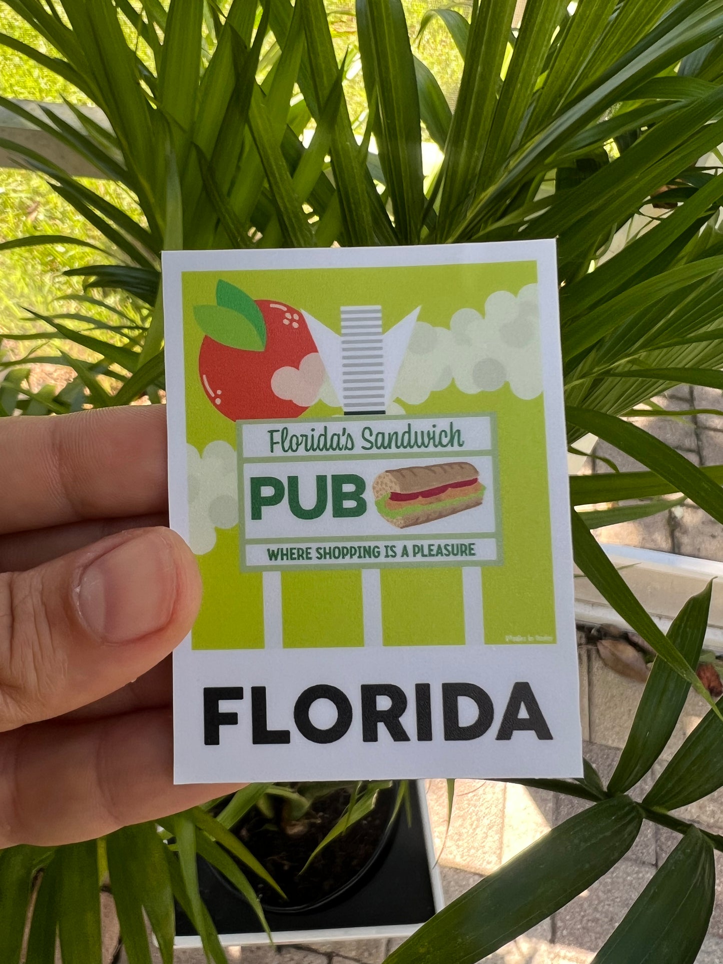 Pub Sub Florida Sticker