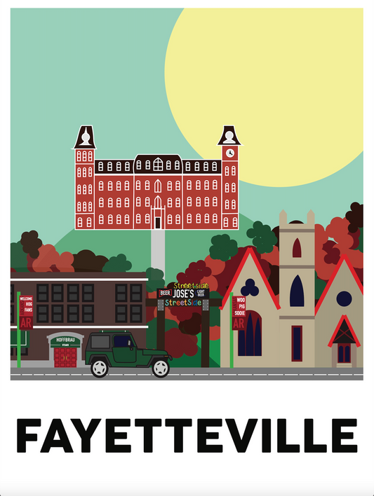 Fayetteville, Arkansas Poster