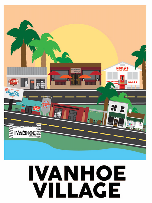 Ivanhoe Village Poster