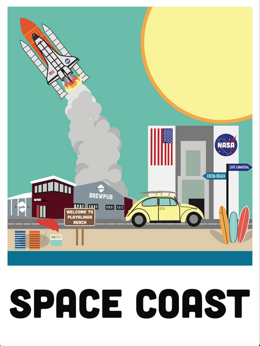 Space Coast Poster
